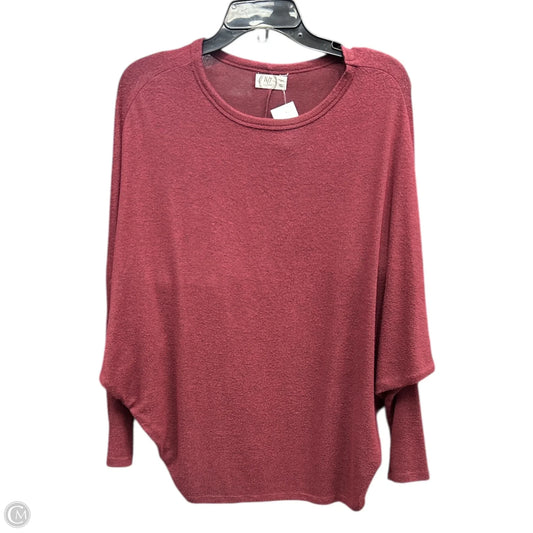 Top Long Sleeve Basic By Maurices In Red, Size: Xs