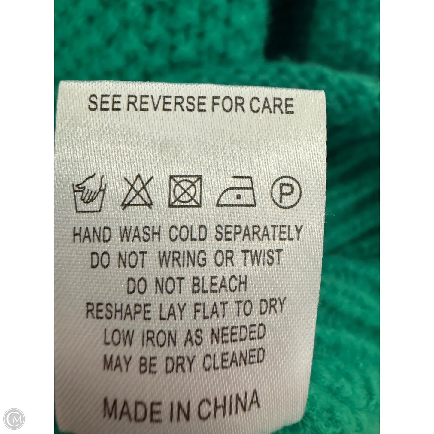 Sweater By Miracle In Green, Size: S