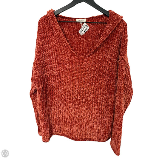 Sweater By Miracle In Orange, Size: S