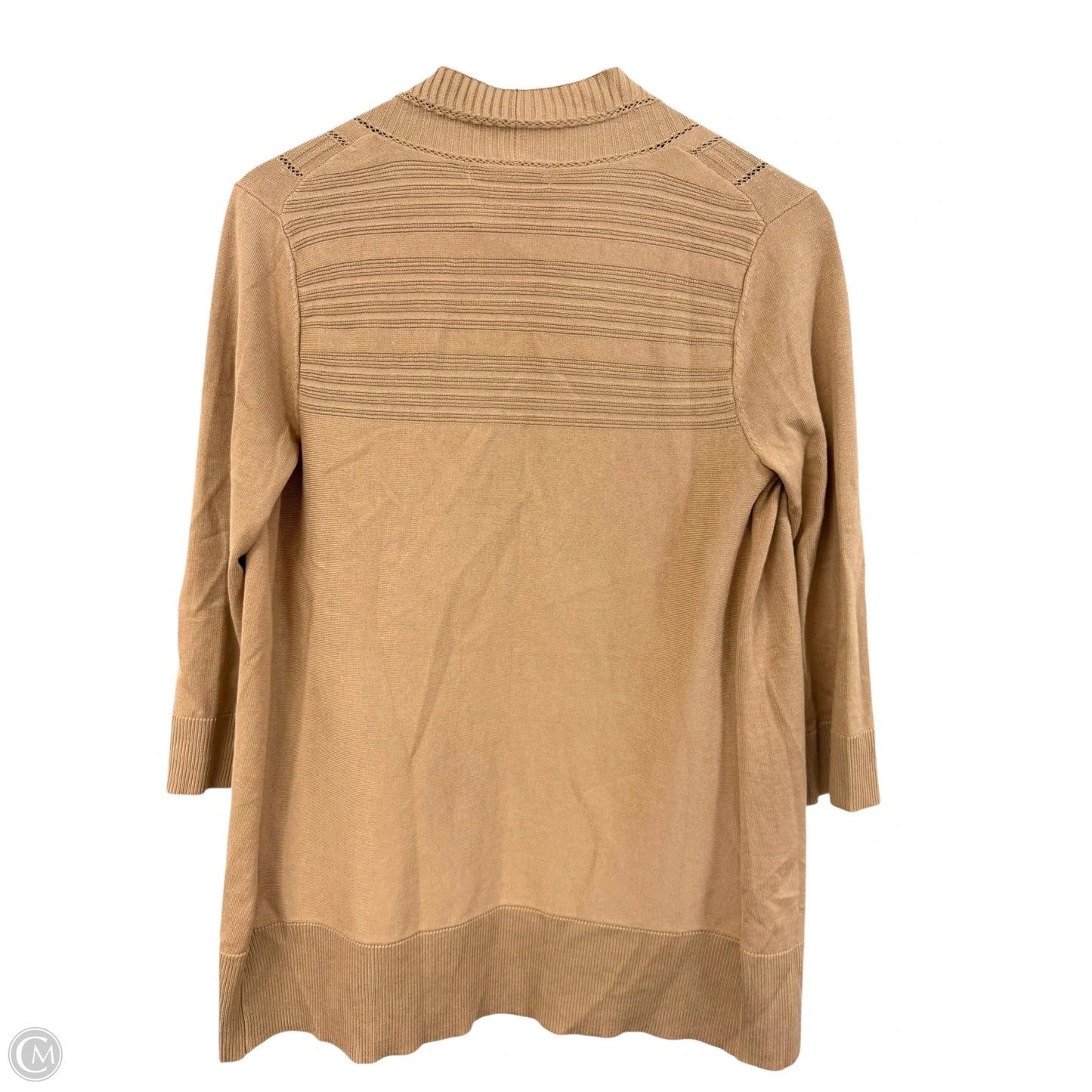 Cardigan By Cable And Gauge In Tan, Size: S