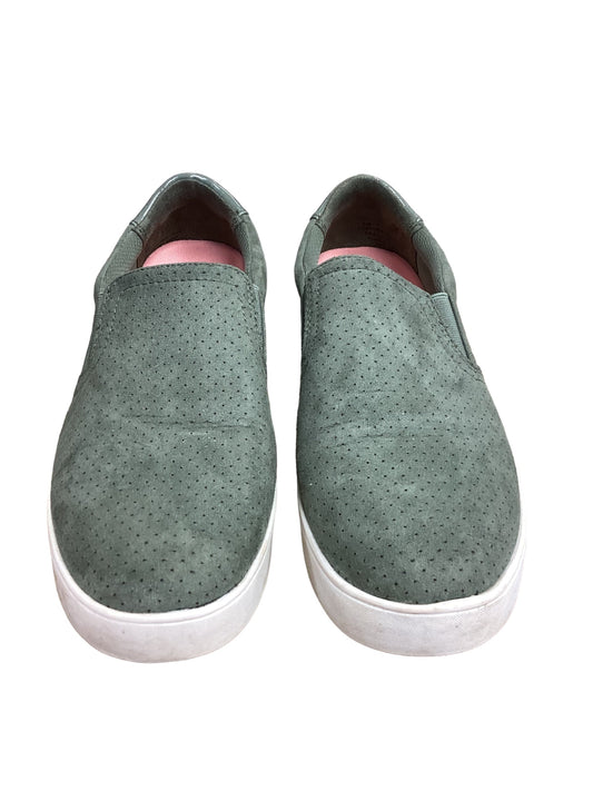 Green Shoes Flats Dr Scholls, Size 7.5