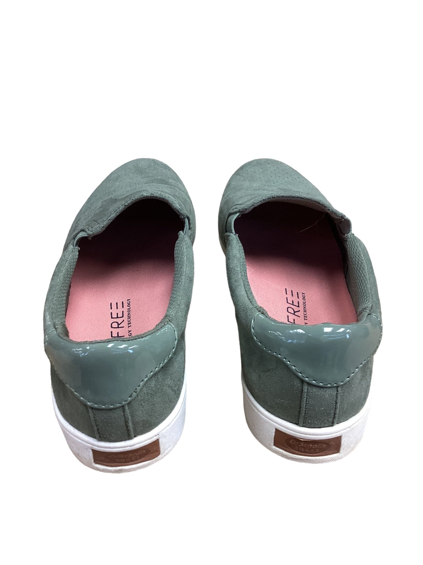 Green Shoes Flats Dr Scholls, Size 7.5
