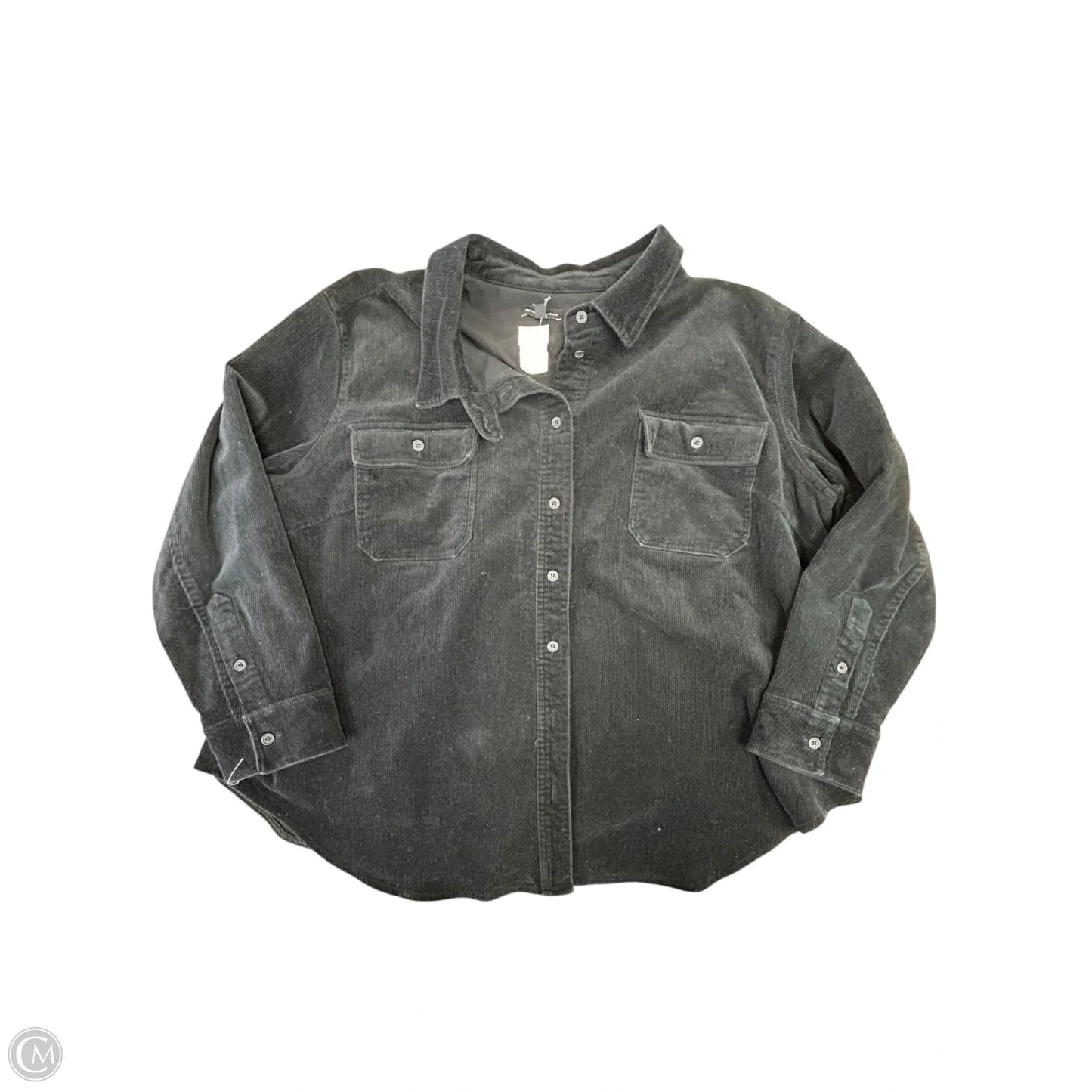 Jacket Shirt By Cmb In Black, Size: 3x