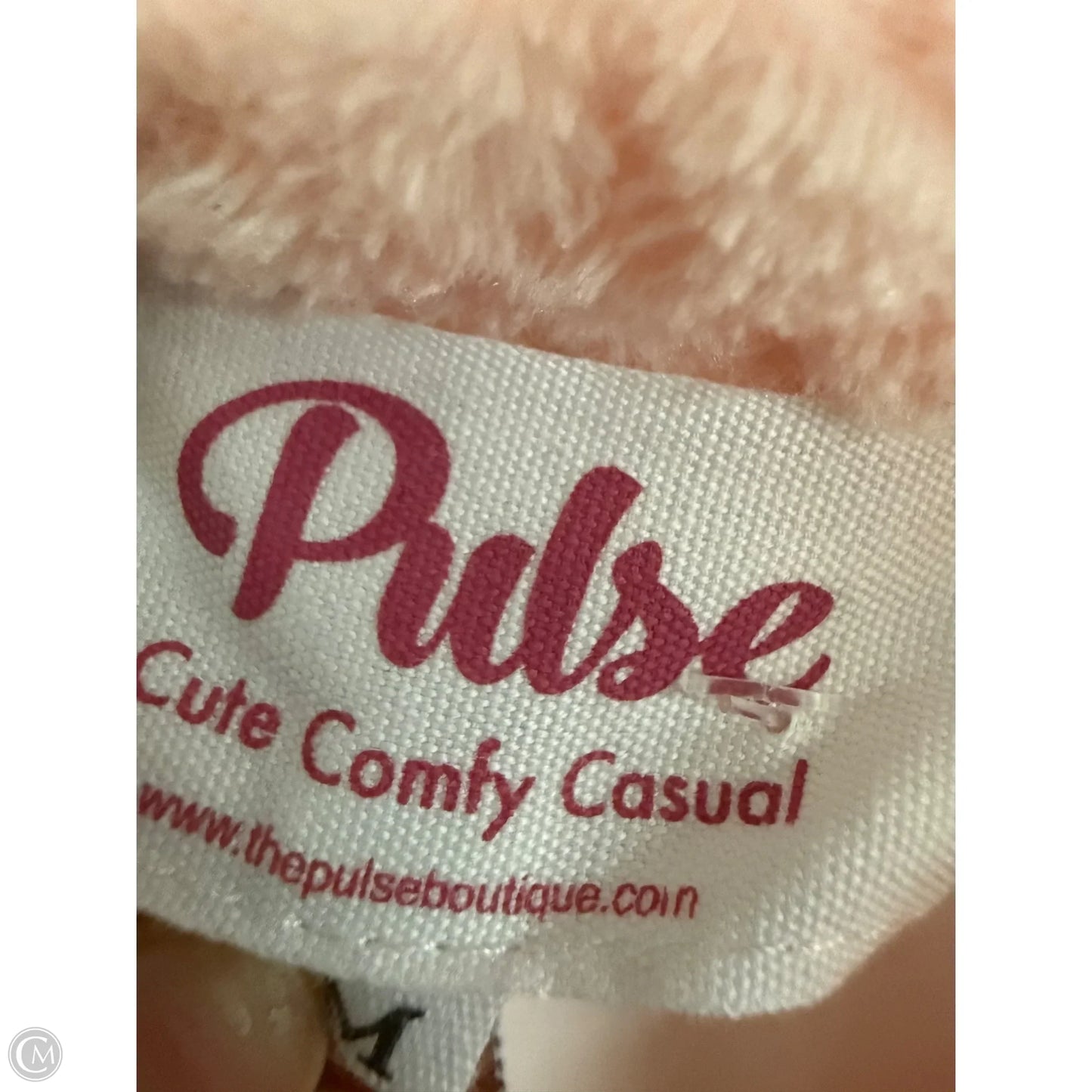 Jacket Fleece By Pulse In Pink, Size: M