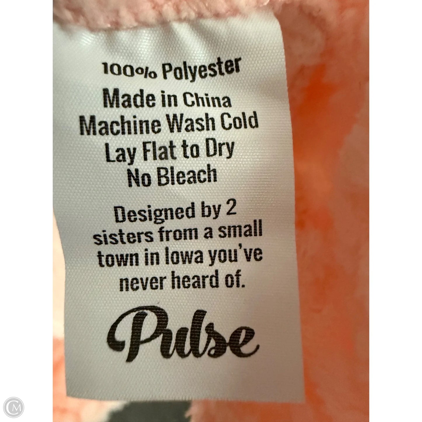 Jacket Fleece By Pulse In Pink, Size: M