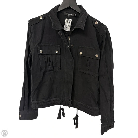 Jacket Denim By Doe & Rae In Black Denim, Size: M