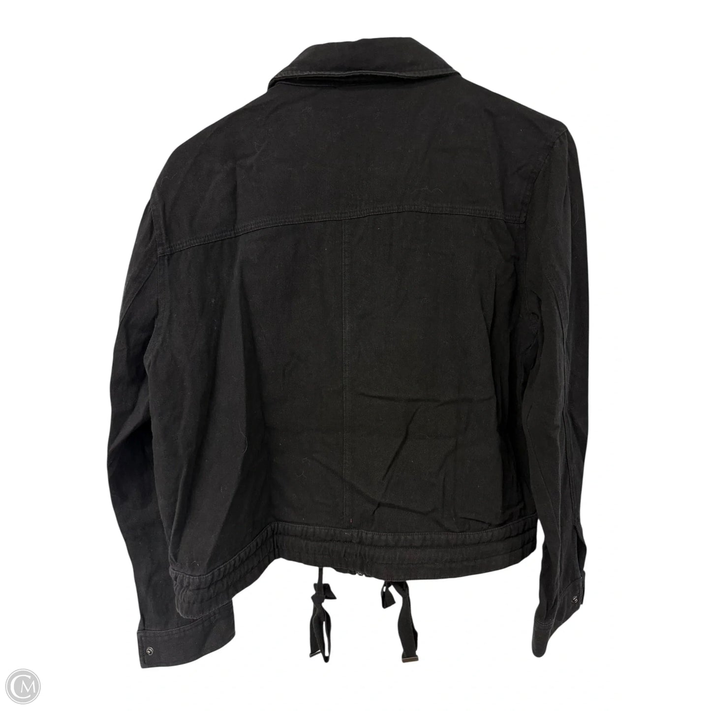 Jacket Denim By Doe & Rae In Black Denim, Size: M