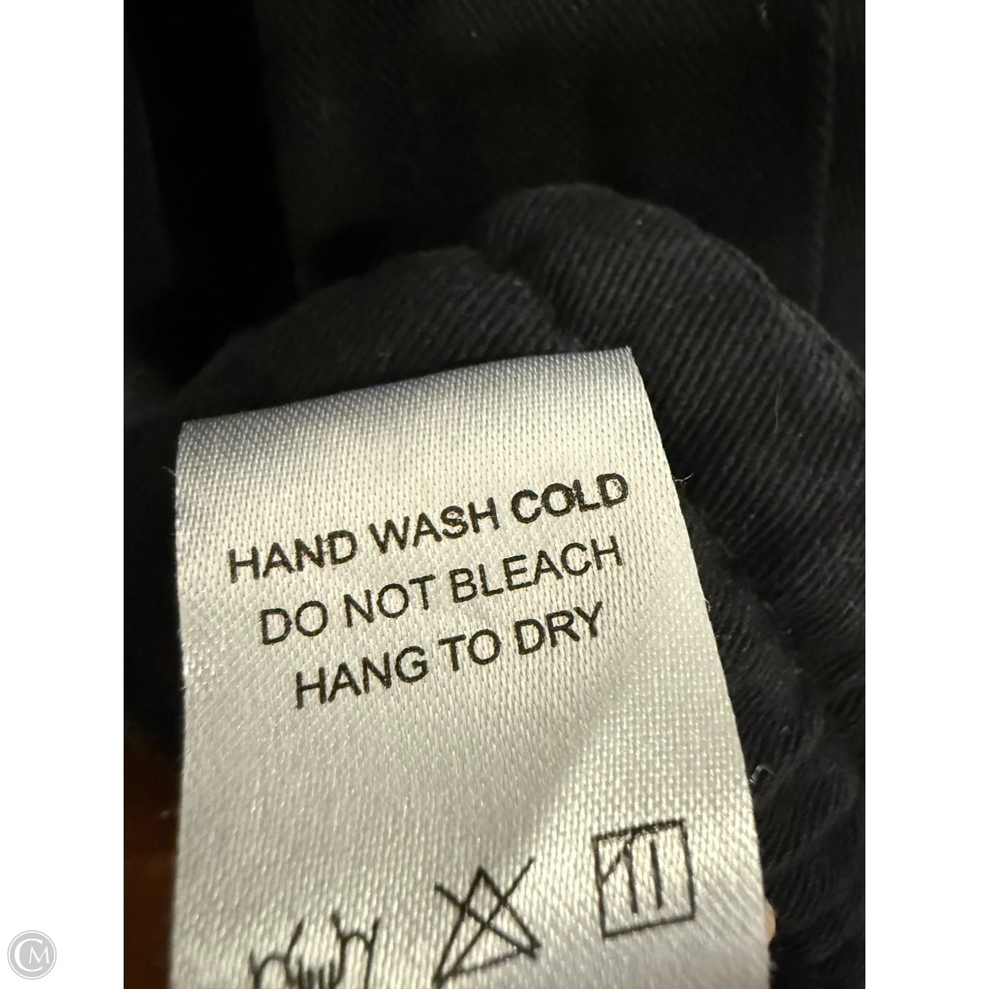 Jacket Denim By Doe & Rae In Black Denim, Size: M