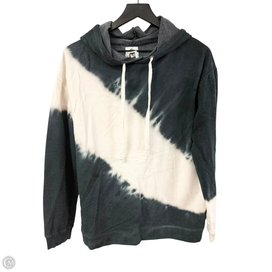 Sweatshirt Hoodie By Like Love In Grey & White, Size: S