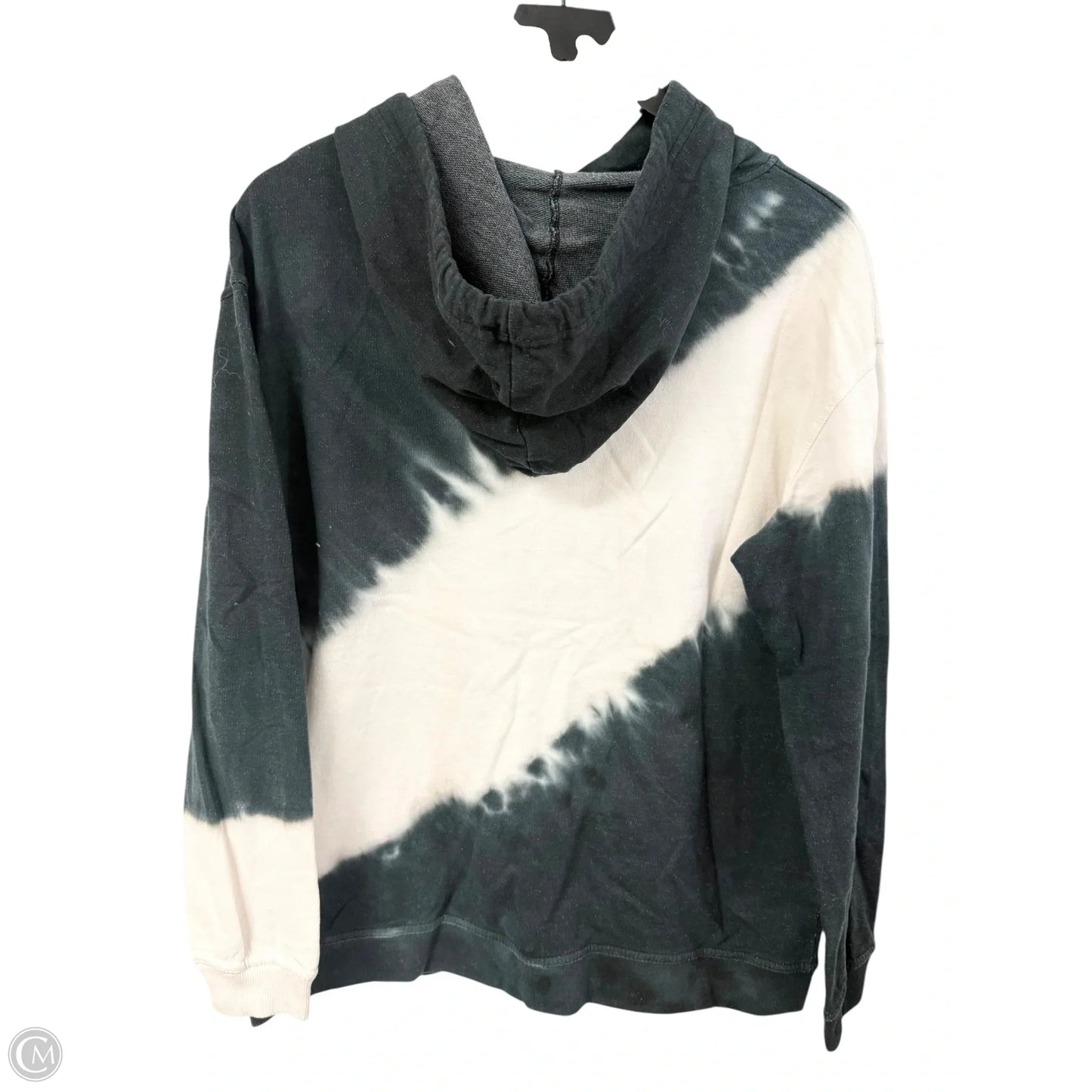 Sweatshirt Hoodie By Like Love In Grey & White, Size: S