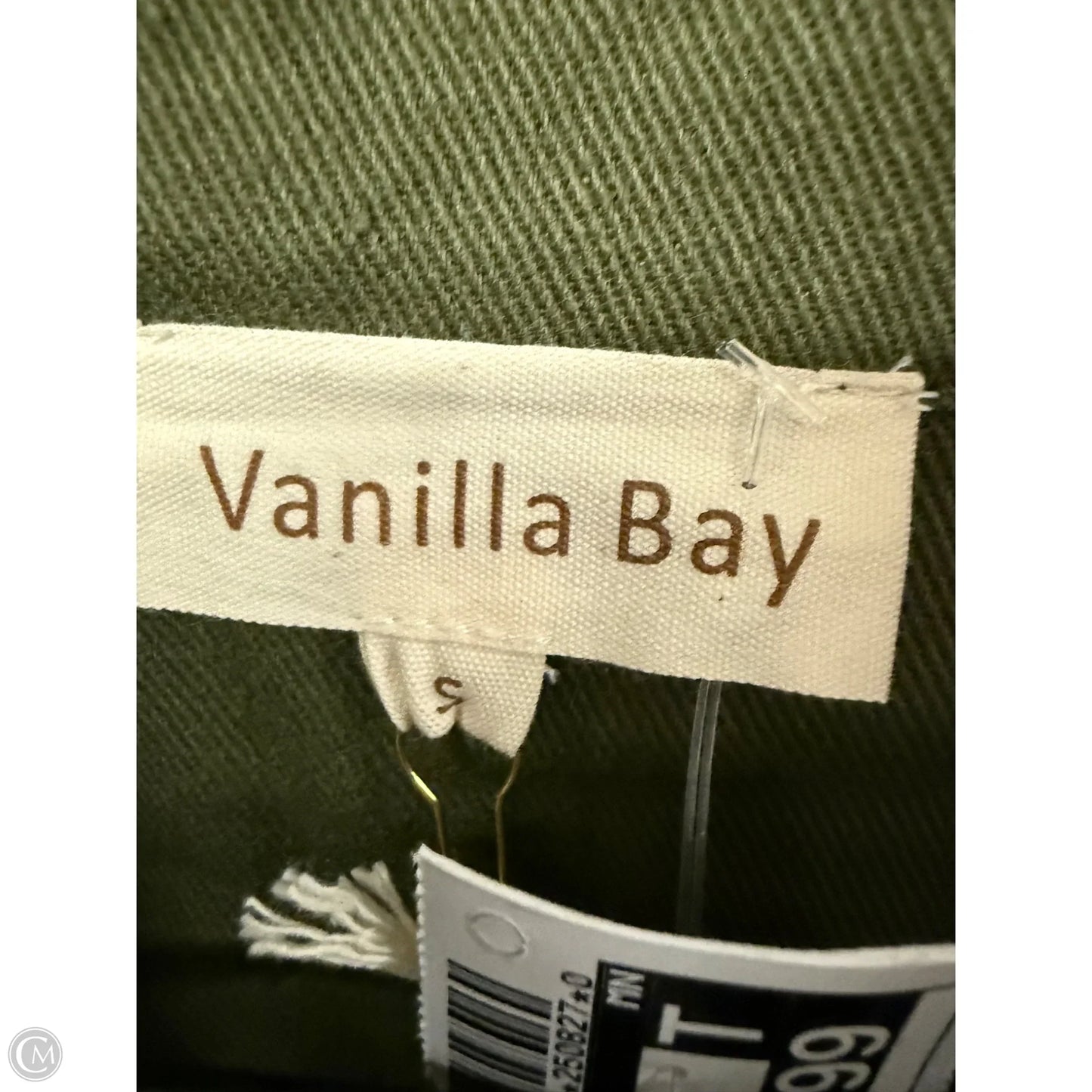 Jacket Denim By Vanilla Bay In Green Denim, Size: S