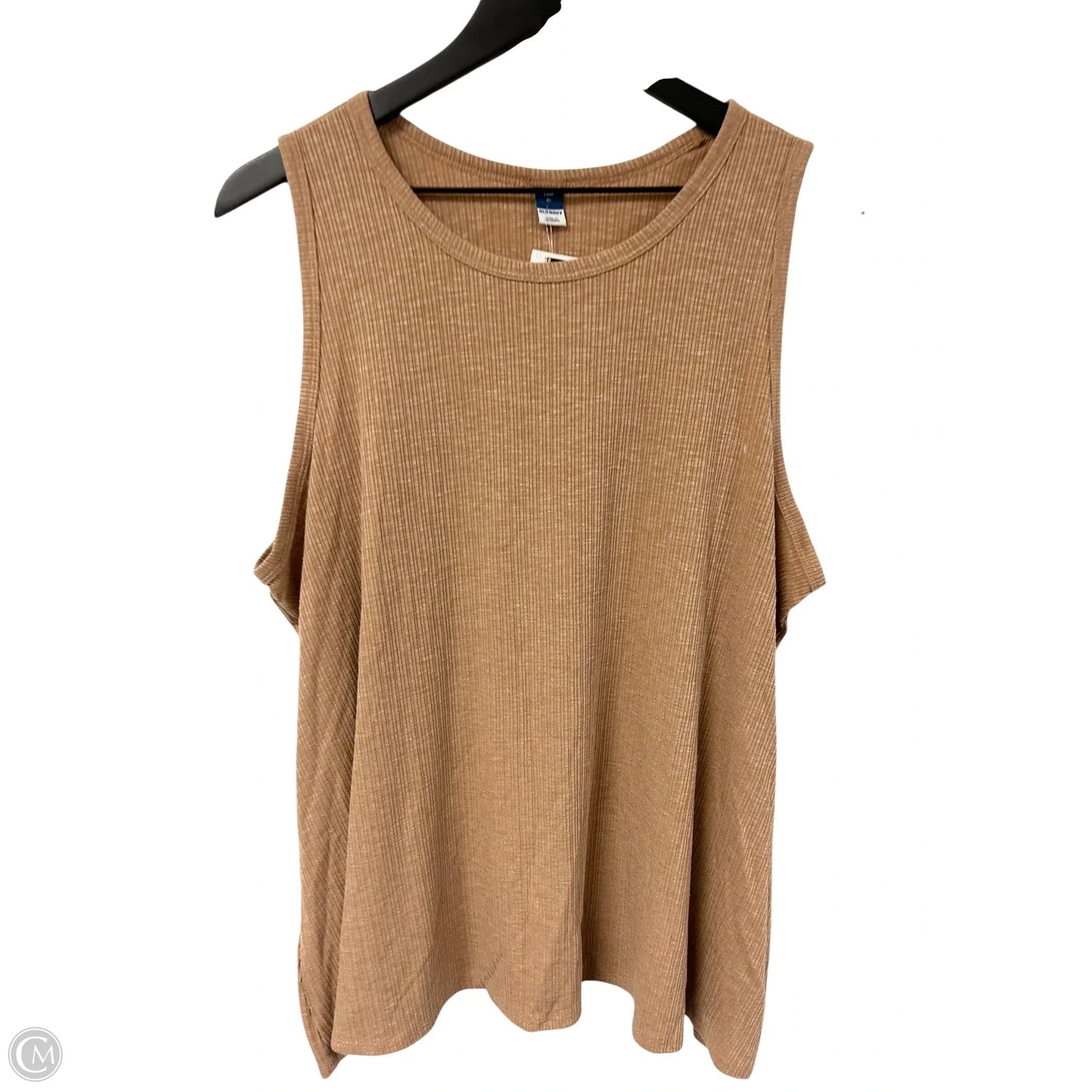 Top Sleeveless Basic By Old Navy In Tan, Size: Xl