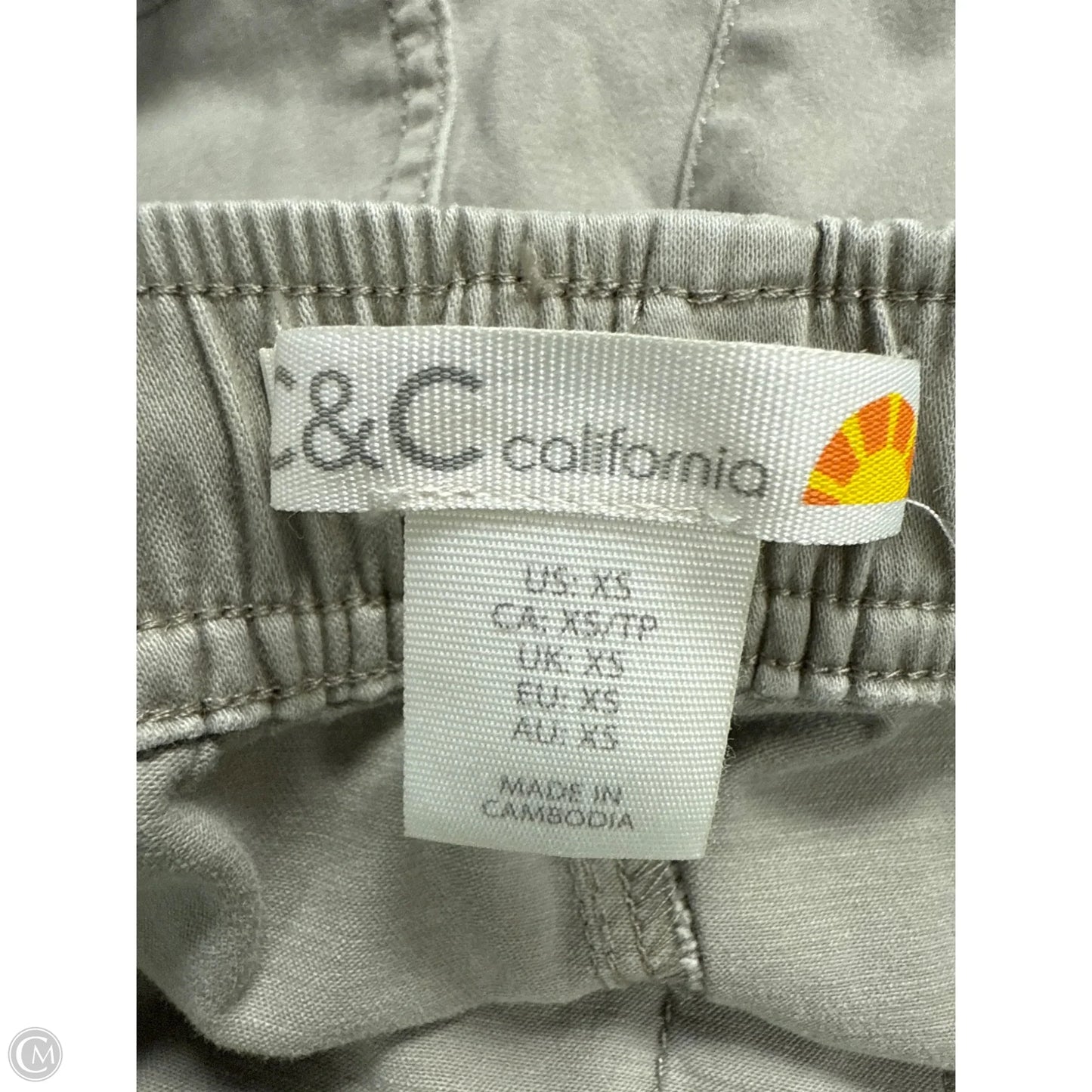 Pants Joggers By C And C In Grey, Size: Xs