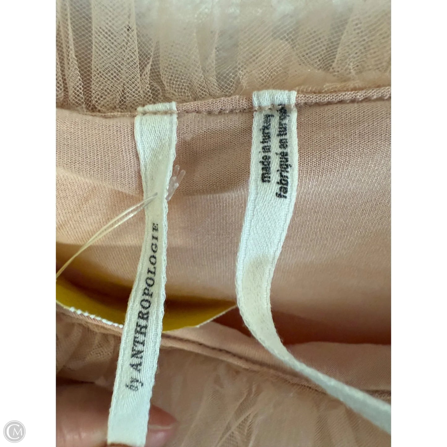 Top Sleeveless By Anthropologie In Pink, Size: S