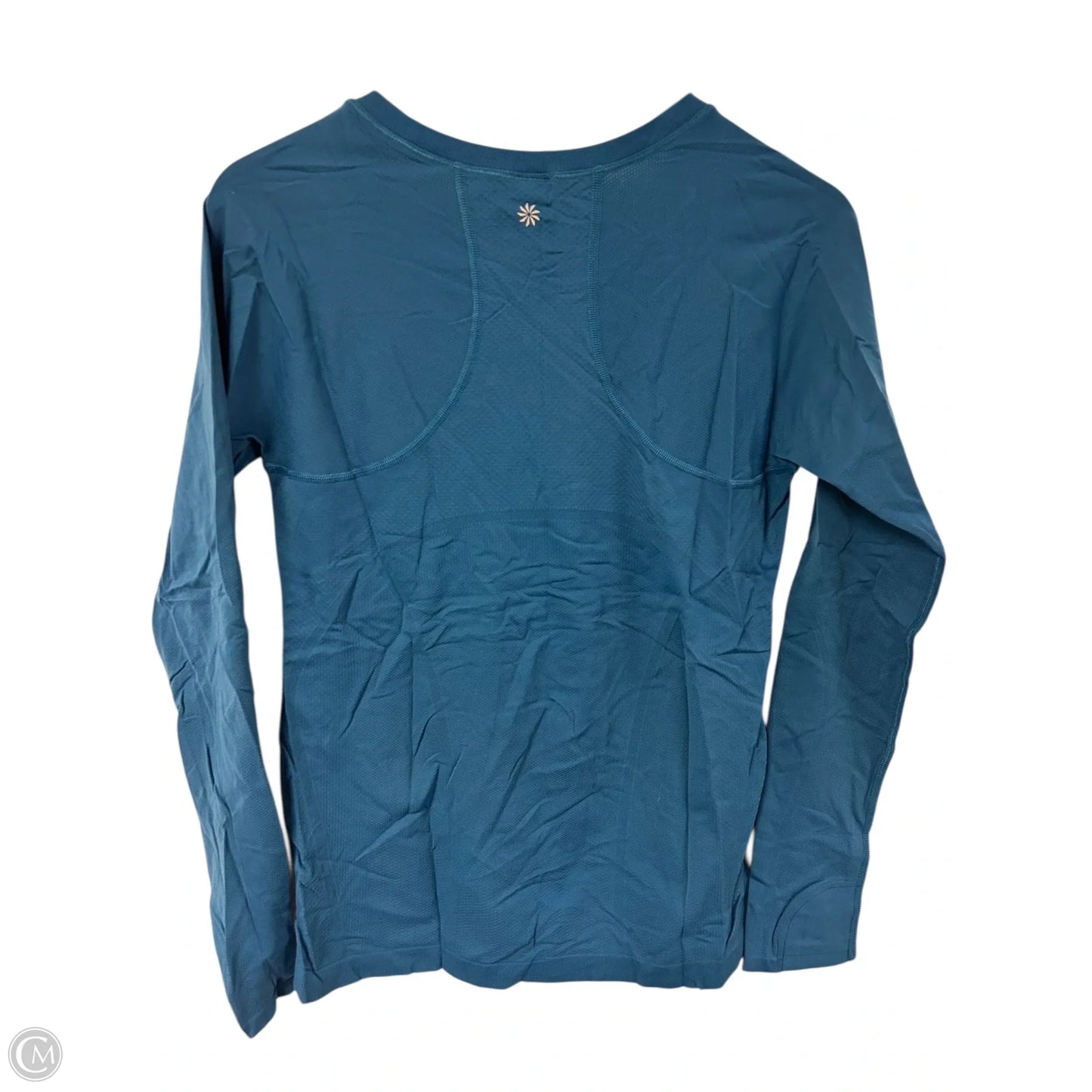 Athletic Top Long Sleeve Crewneck By Athleta In Blue, Size: M