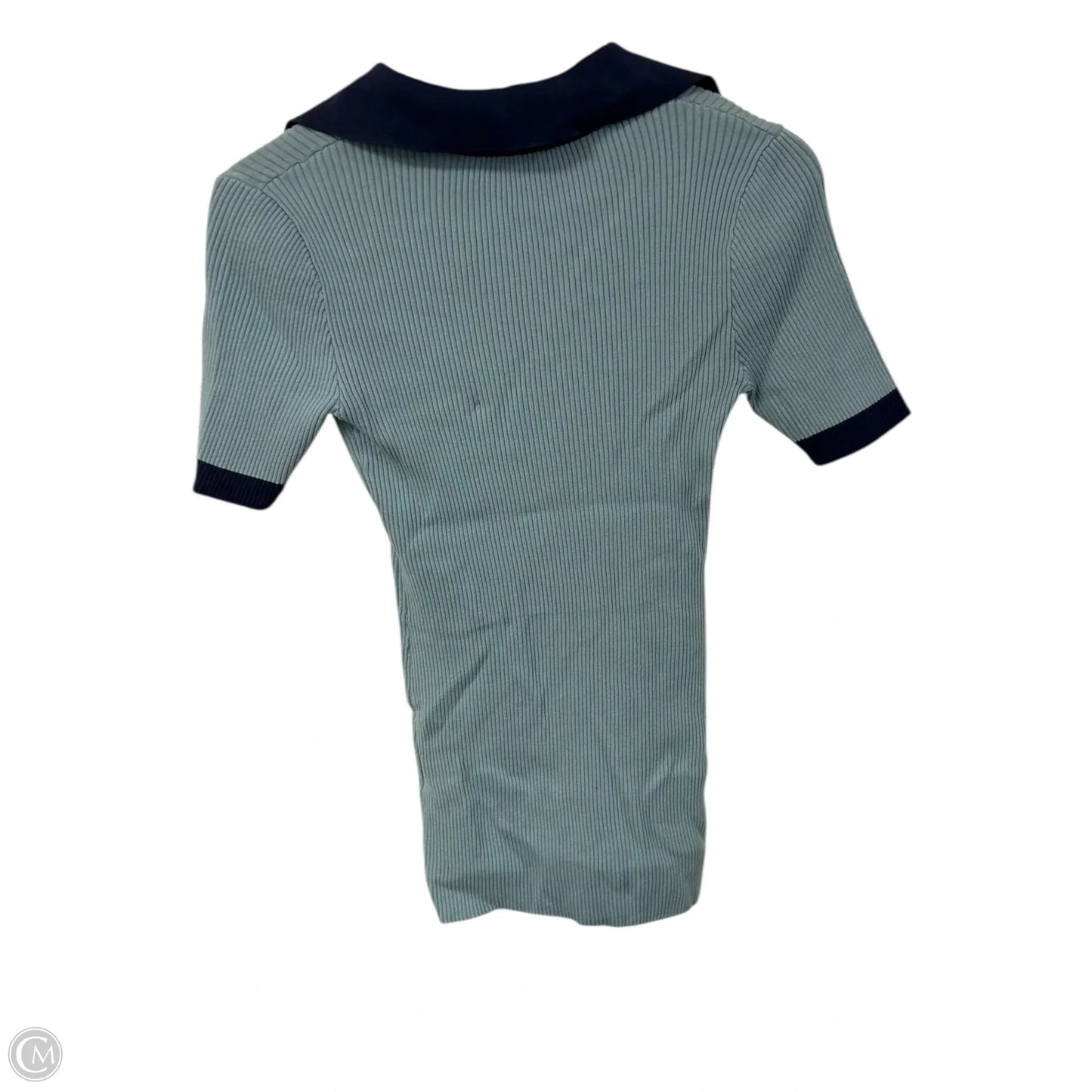 Top Short Sleeve By Cmf In Blue, Size: M