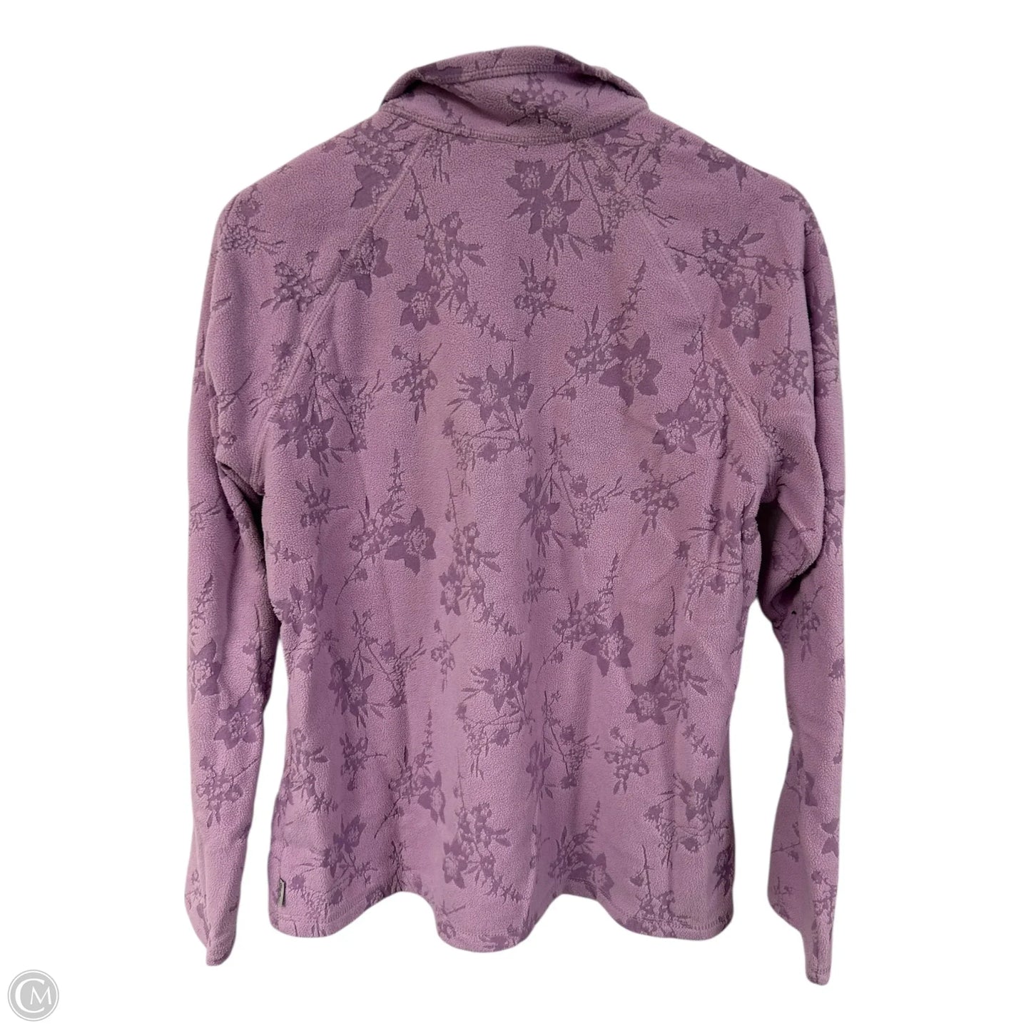 Sweatshirt Collar By Eddie Bauer In Purple, Size: L