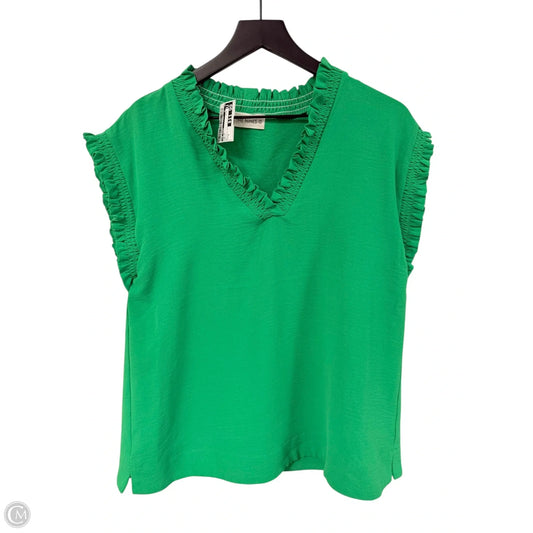 Top Short Sleeve By The Nines In Green, Size: S