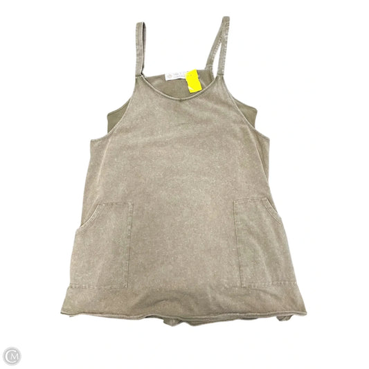 Dress Casual Short By Leela & Lavender In Tan, Size: L