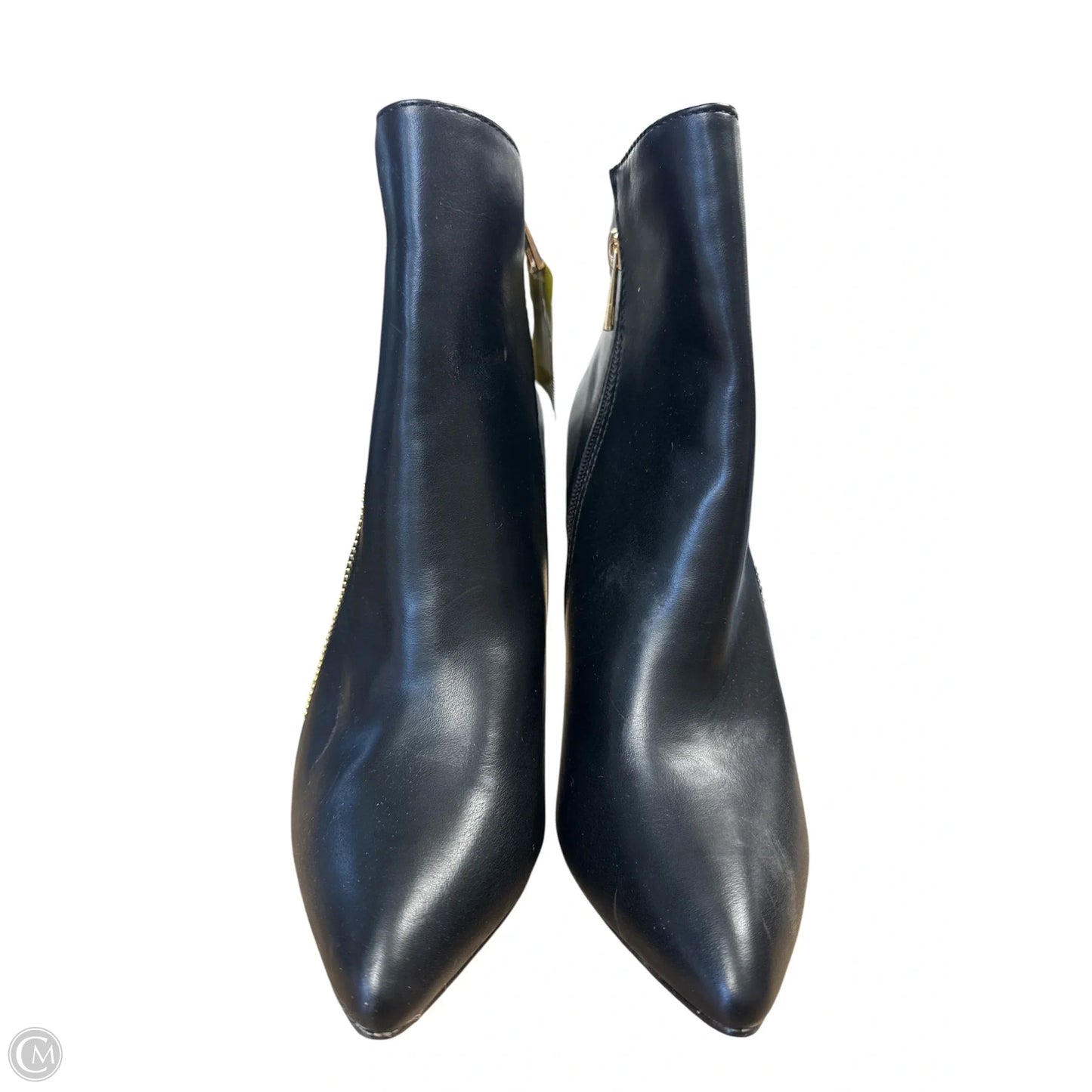 Shoes Heels Kitten By Catherine Malandrino In Black & Gold, Size: 8.5