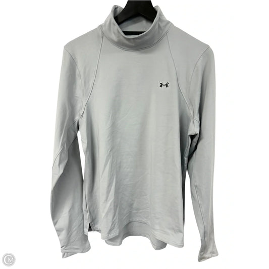 Athletic Top Long Sleeve Crewneck By Under Armour In Grey, Size: Xl