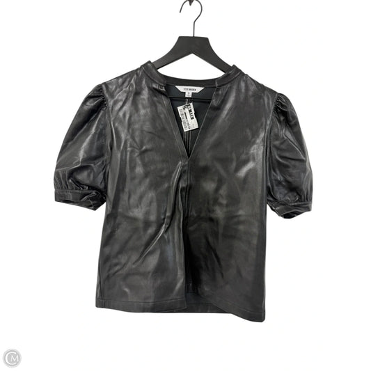 Top Short Sleeve By Steve Madden In Black, Size: S