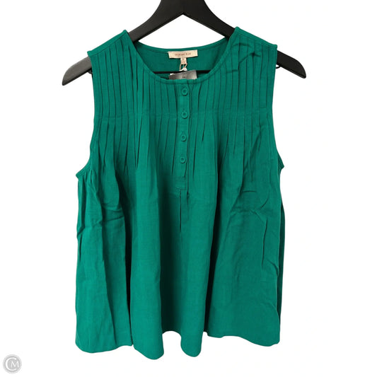 Top Sleeveless By Skies Are Blue In Green, Size: S