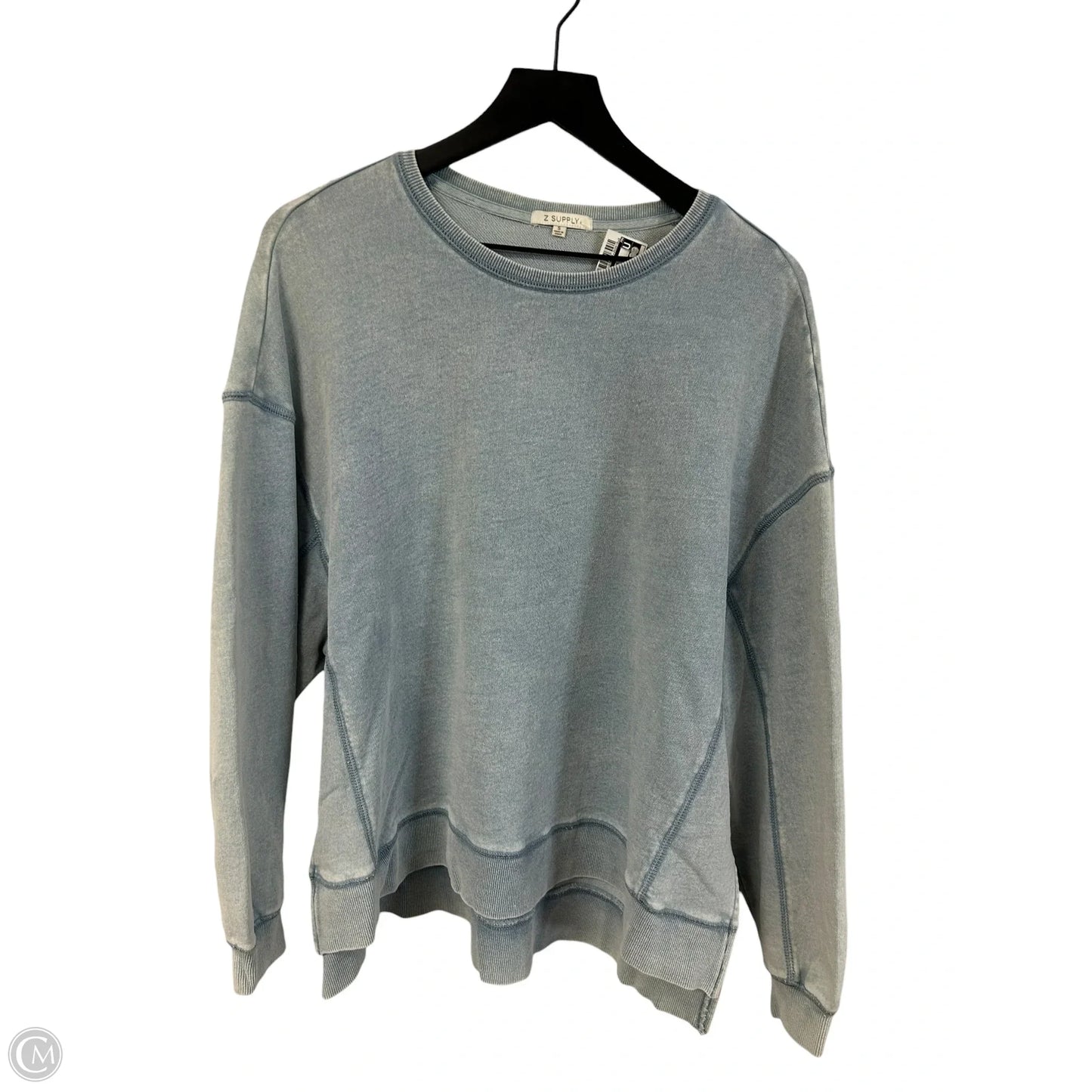 Sweatshirt Crewneck By Z Supply In Blue, Size: S