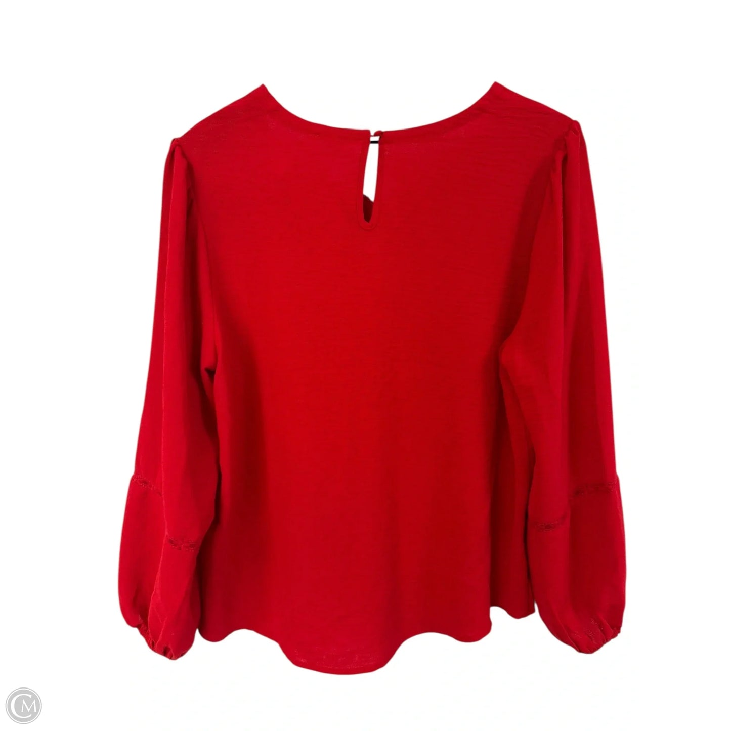 Top Long Sleeve By 89th And Madison In Red, Size: M