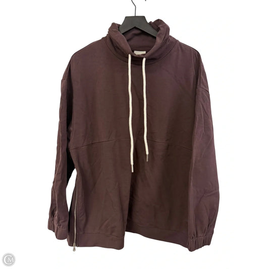 Sweatshirt Collar By Varley In Brown, Size: Xl
