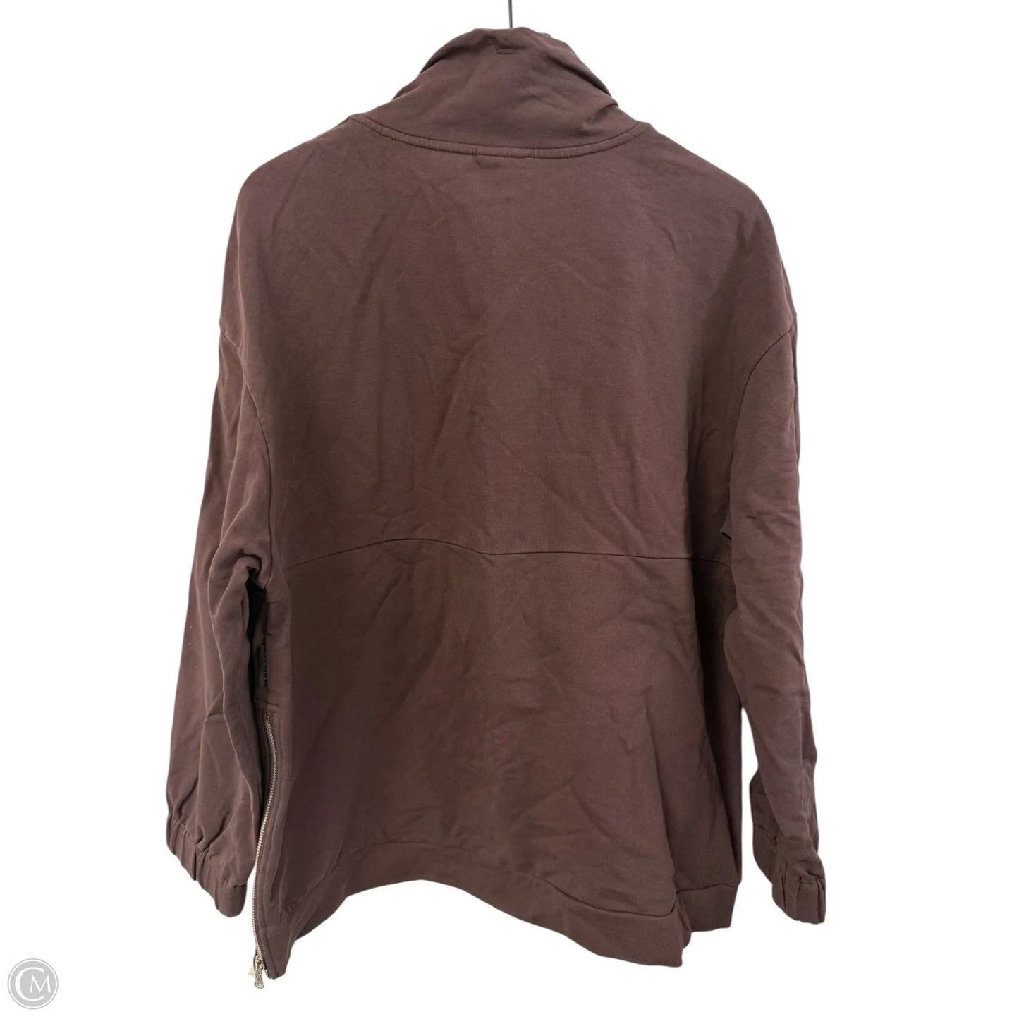 Sweatshirt Collar By Varley In Brown, Size: Xl