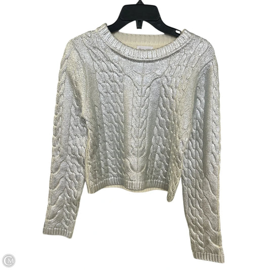 Sweater By The Drop In Silver & White, Size: S