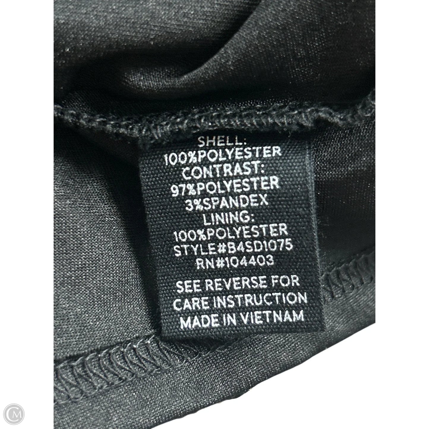 Dress Casual Short By Blu Pepper In Black & White, Size: M