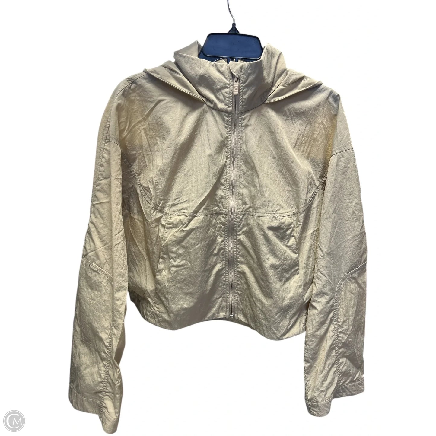 Jacket Windbreaker By Lululemon In Tan, Size: S