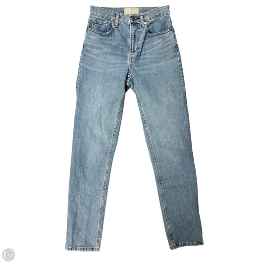 Jeans Straight By Everlane In Blue Denim, Size: 2
