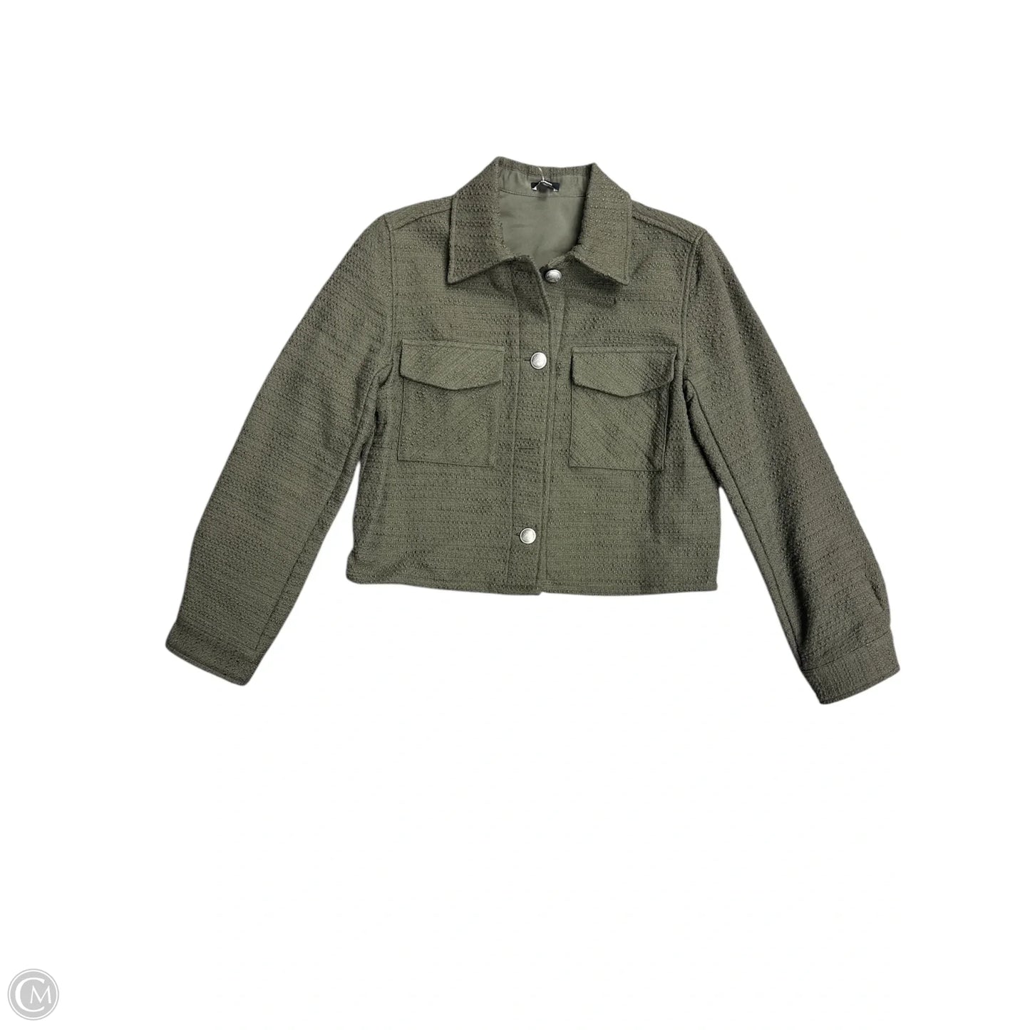 Jacket Other By Express In Green, Size: Xs