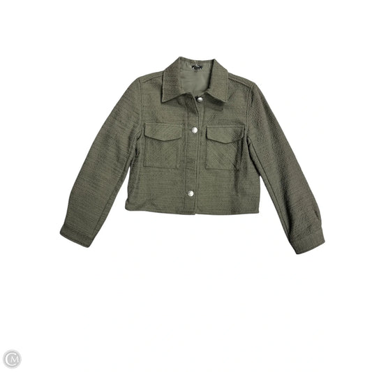Jacket Other By Express In Green, Size: Xs