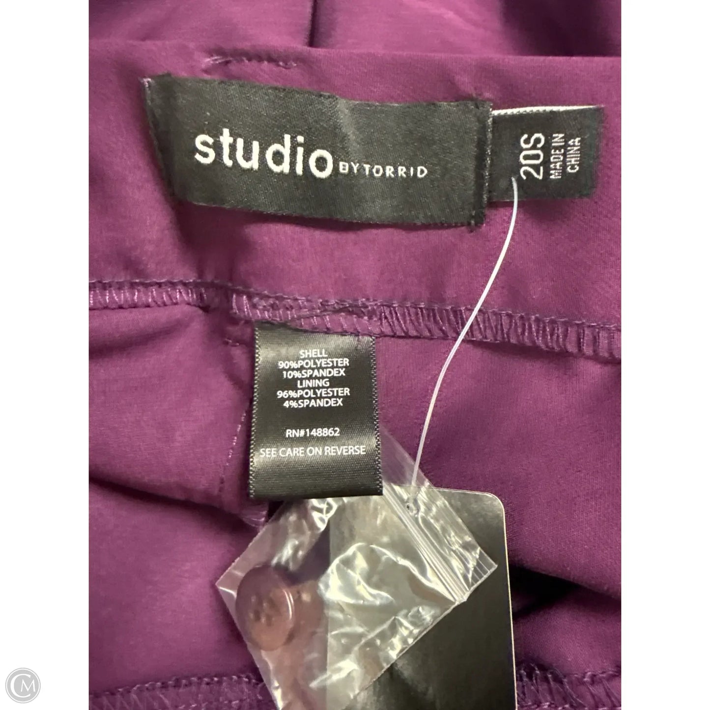 Pants Dress By Torrid In Purple, Size: 20