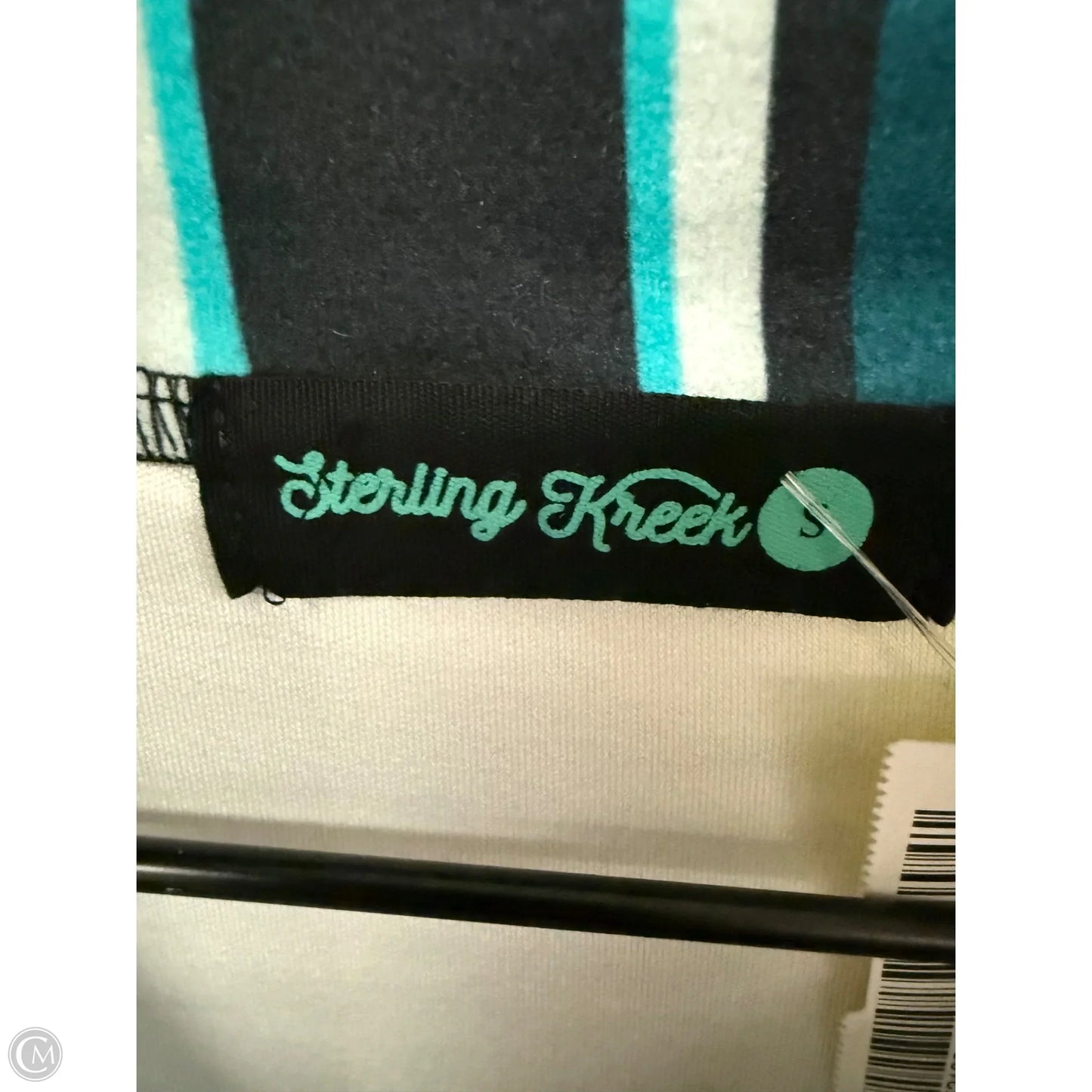 Top Long Sleeve By Clothes Mentor In Black & Blue, Size: S