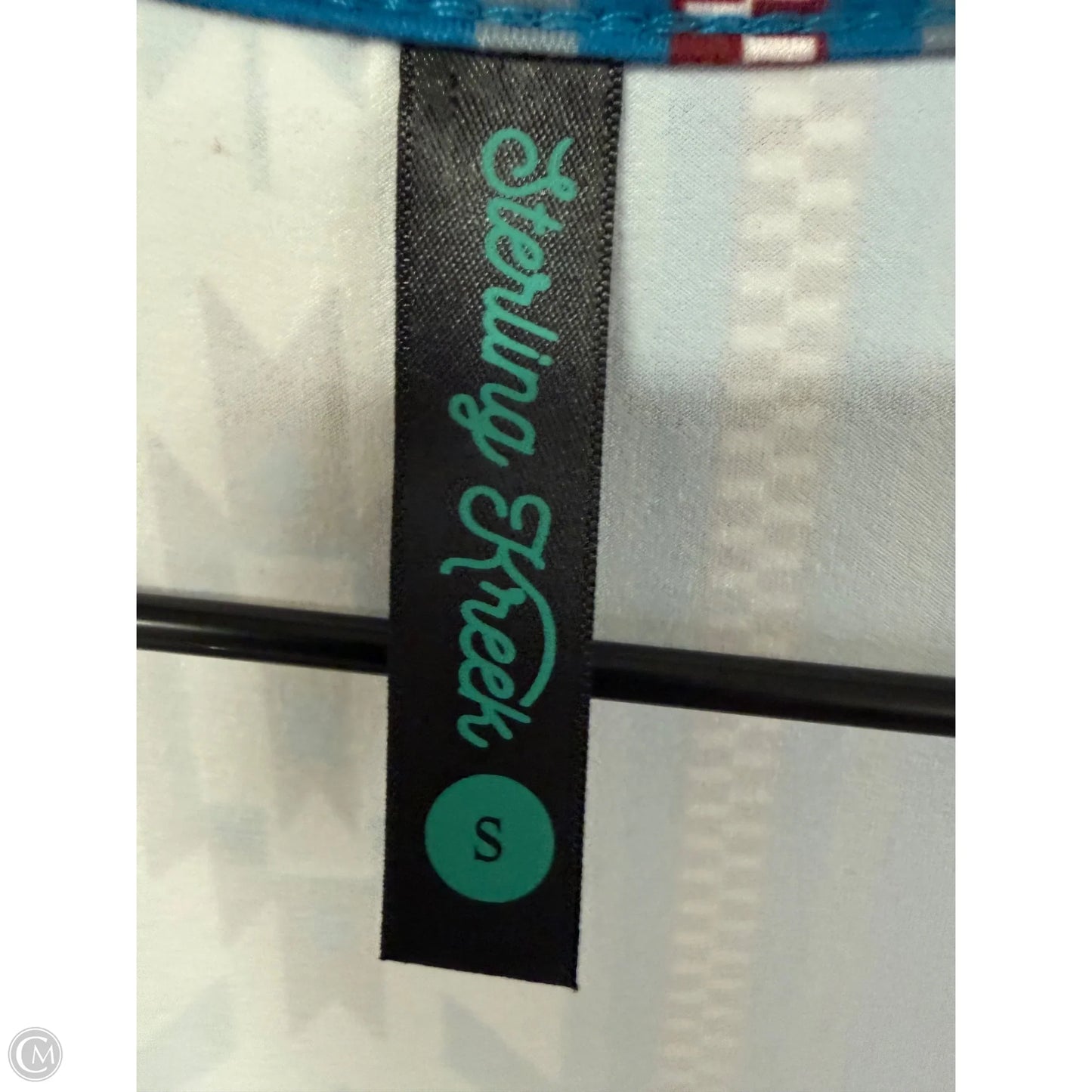 Top Sleeveless By Clothes Mentor In Blue & Red, Size: S