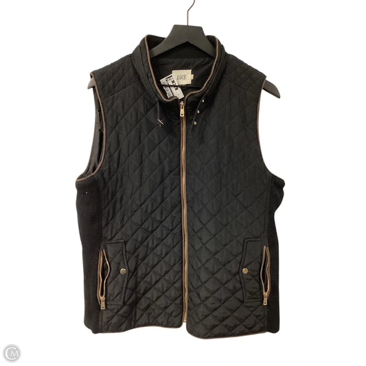 Vest Puffer & Quilted By Bke In Black, Size: Xl