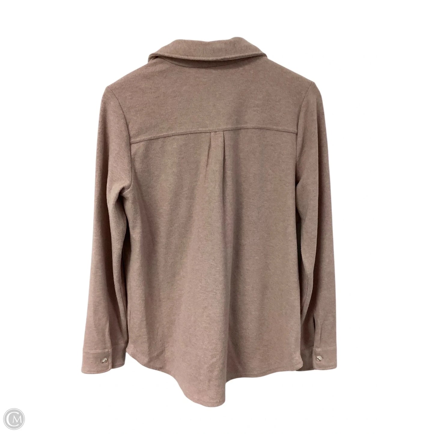 Jacket Shirt By Thread And Supply In Pink, Size: M