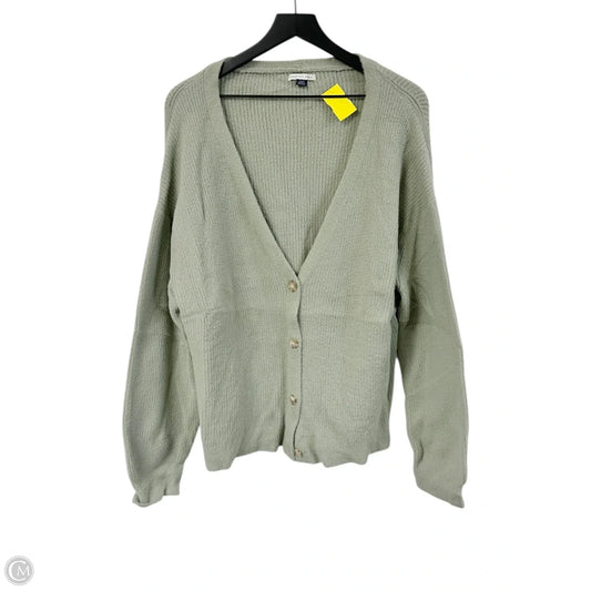 Sweater Cardigan By American Eagle In Green, Size: S