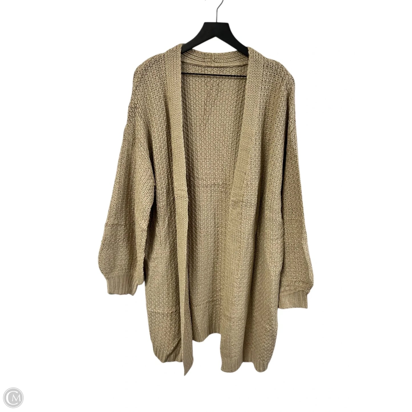 Sweater Cardigan By Cmf In Beige, Size: Xl