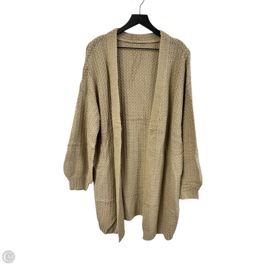 Sweater Cardigan By Cmf In Beige, Size: Xl