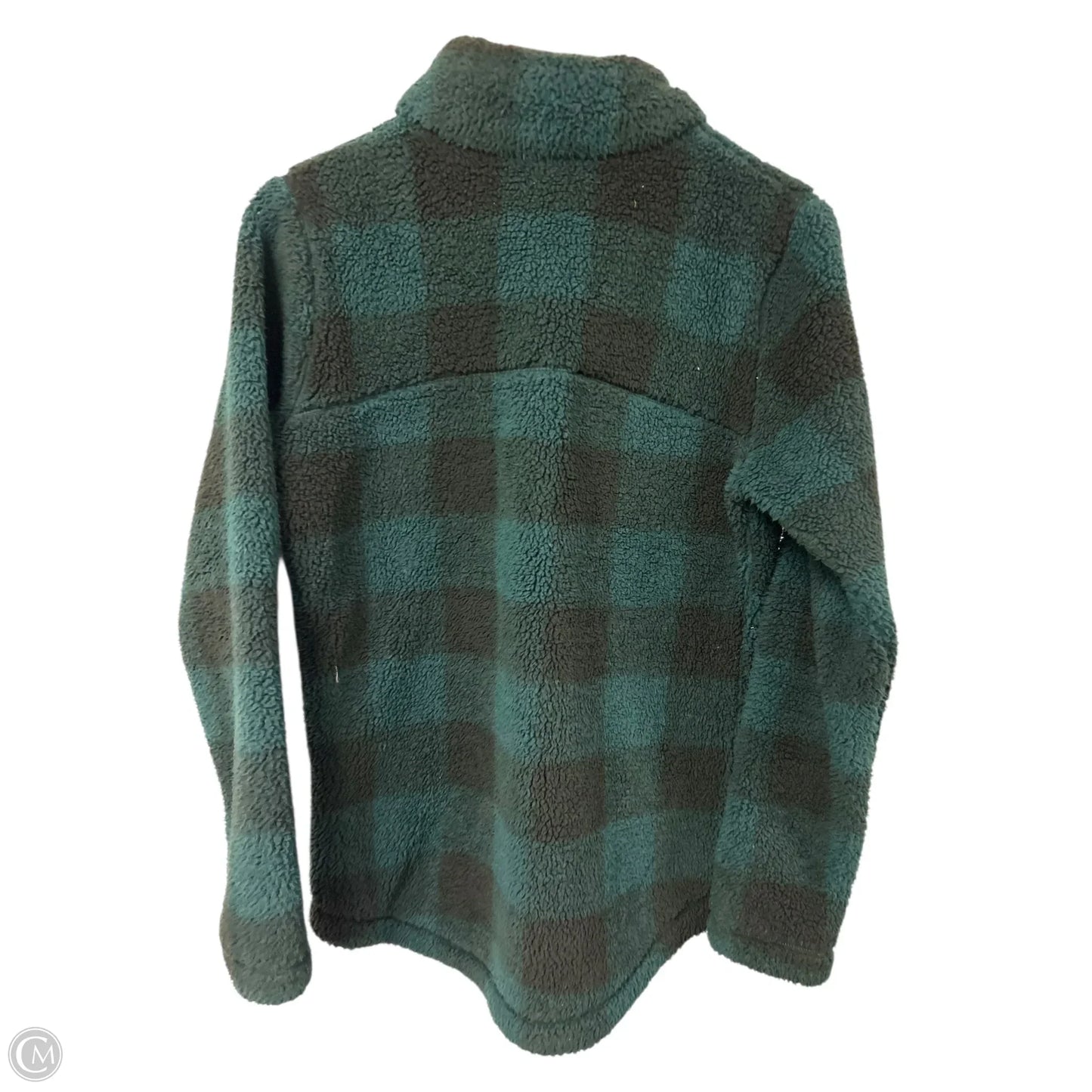 Jacket Faux Fur & Sherpa By Columbia In Green, Size: M