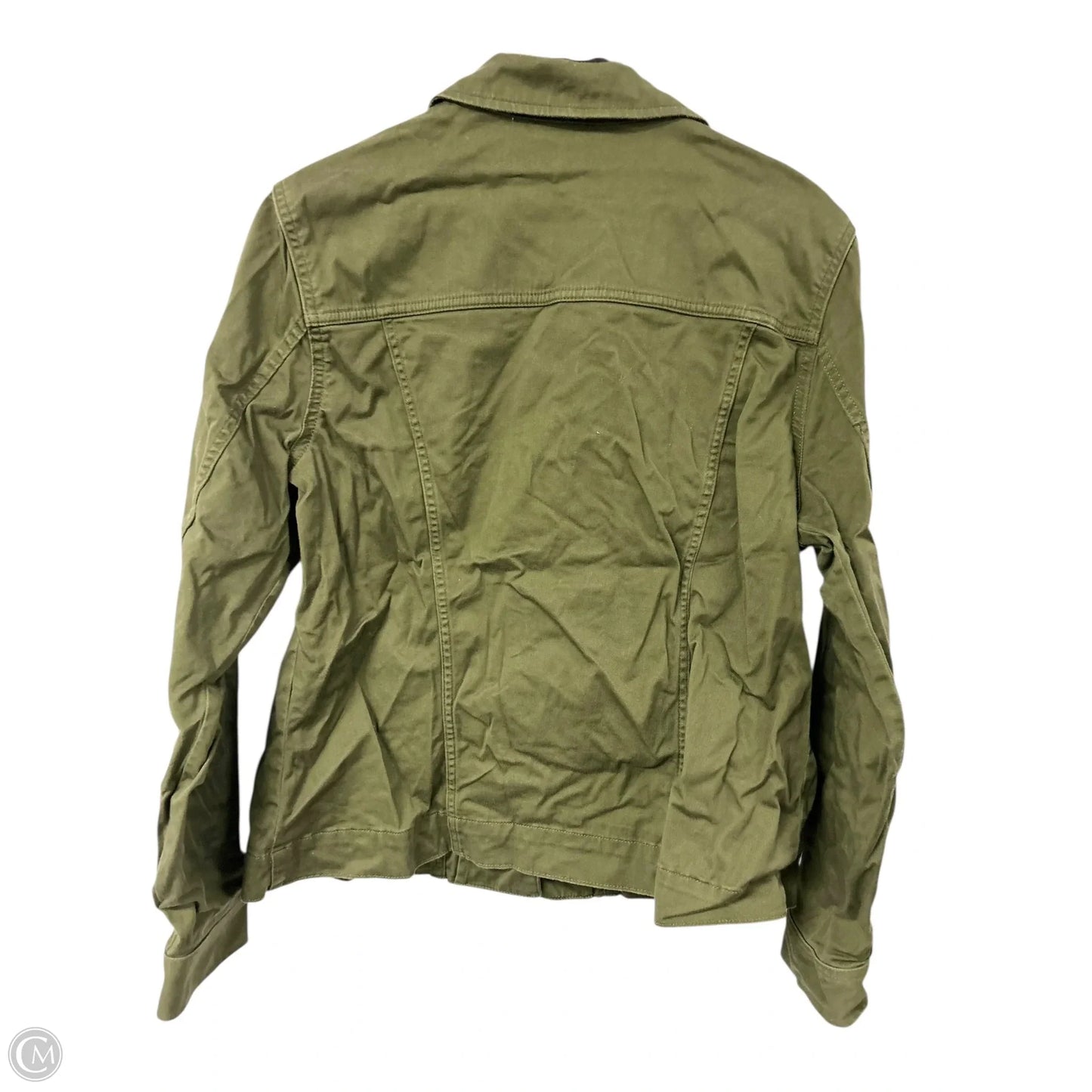 Jacket Denim By Croft And Barrow In Green Denim, Size: L