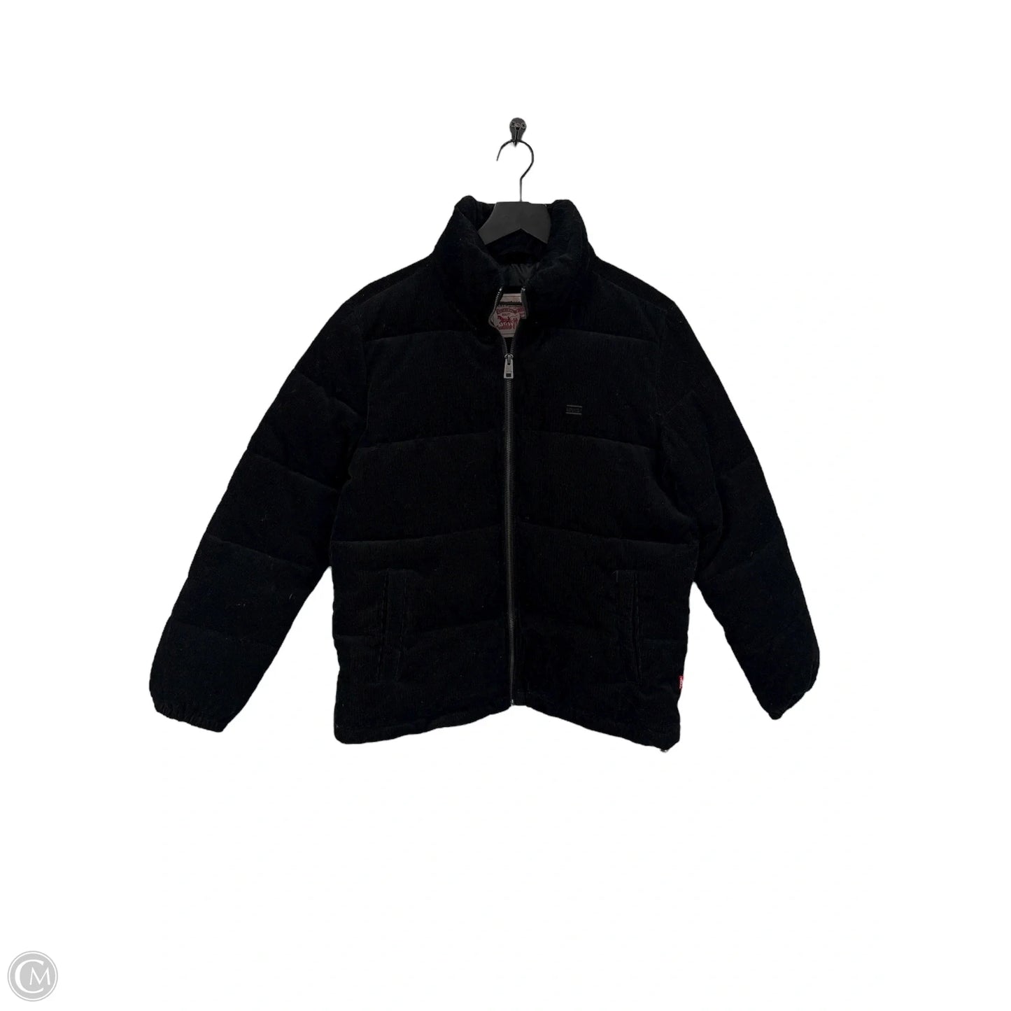 Coat Puffer & Quilted By Levis In Black, Size: M