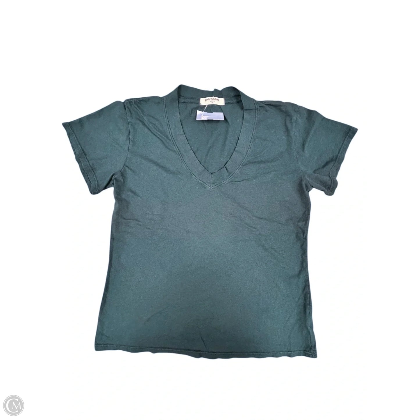 Top Short Sleeve Basic By Cmc In Teal, Size: Xs