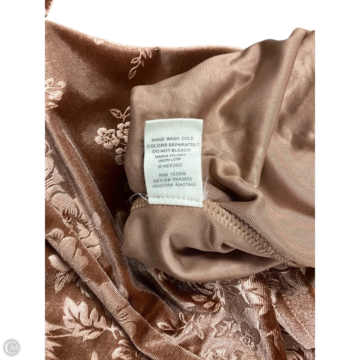 Top Long Sleeve By Cmc In Orange, Size: M